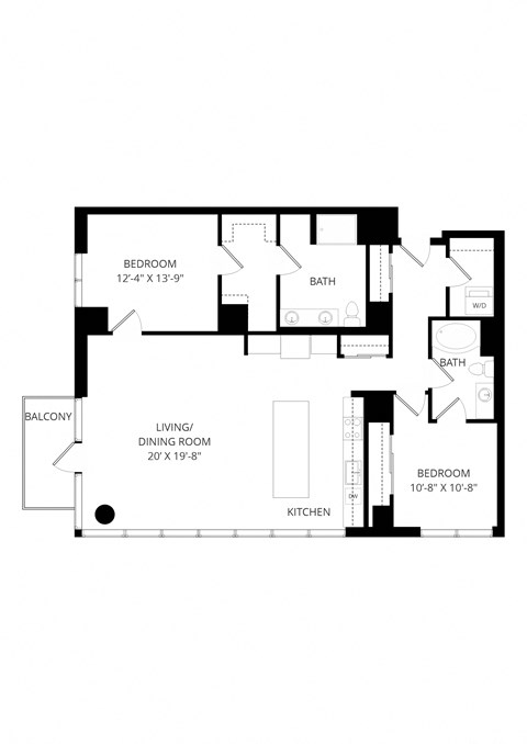 floor plan of the upper level of the house